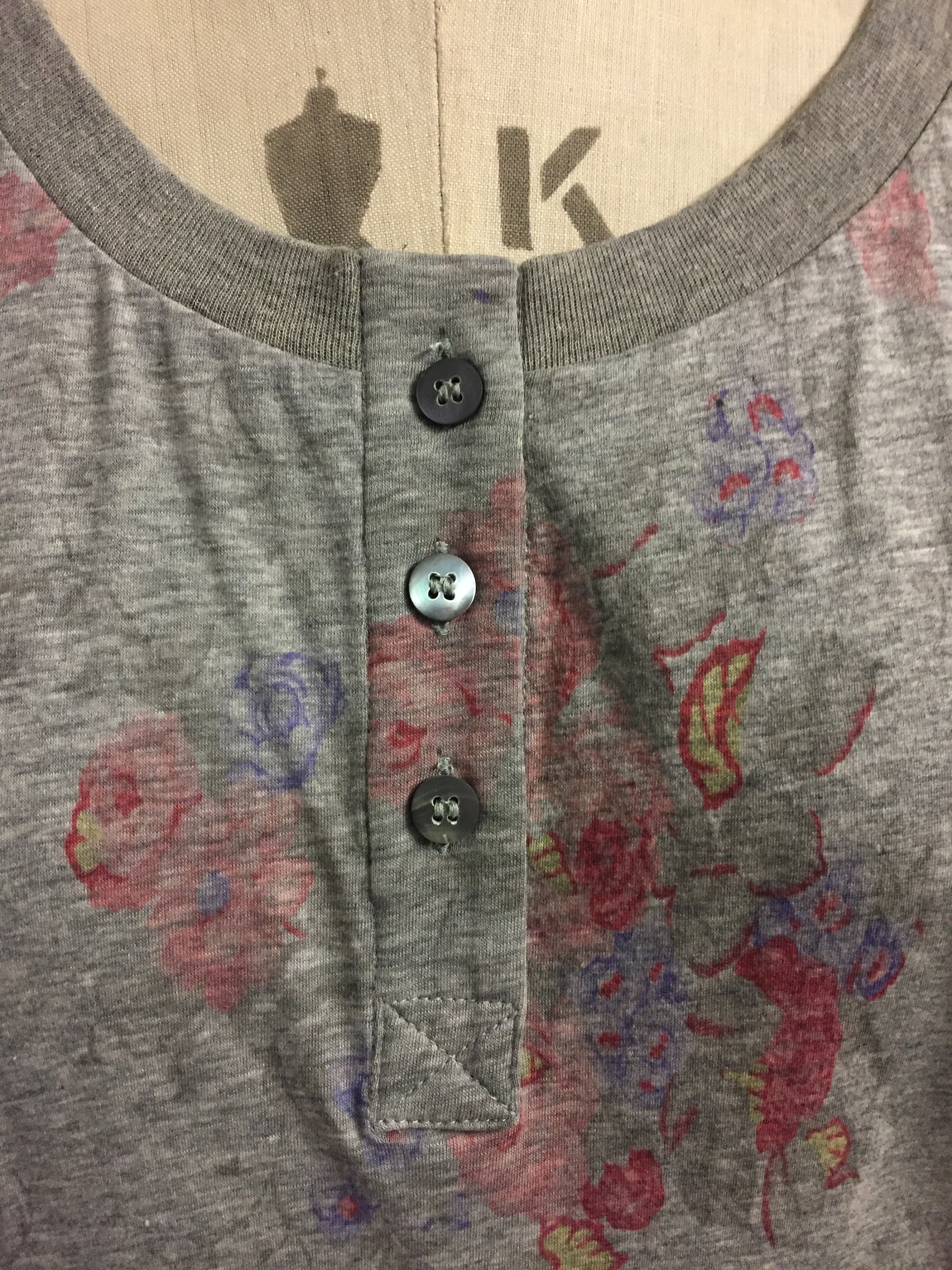 トップス hussein chalayan ss03 docking shirts Hussein Chalayan 2000s Conceptional Vintage T-shirt Top With