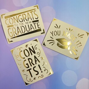 Graduation Cards, Congratulations card, cards for graduate, New Graduate, Congrats, You did it cards, cards for celebration, custom gifts
