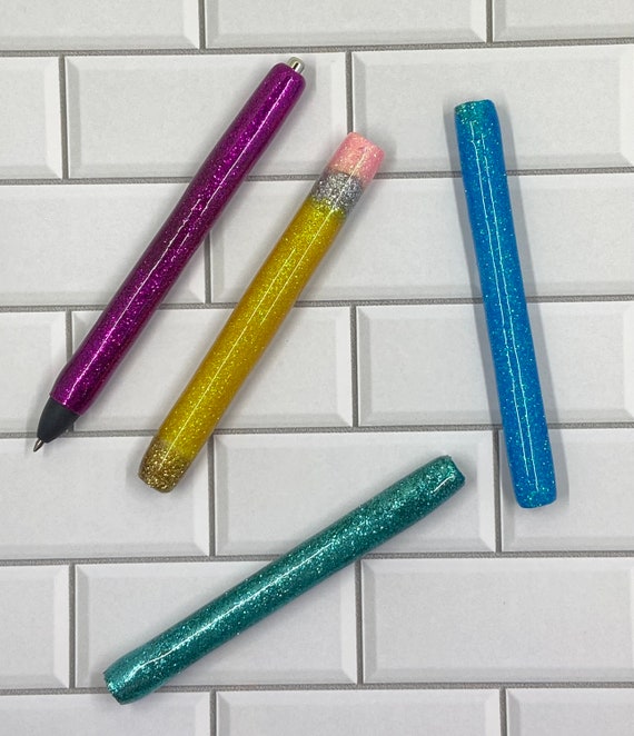 Glitter Pens, Glitter Resin Pens, Inkjoy Gel Pens, Rainbow Pens
