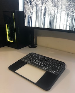 MAGIC TRAY • for Logitech MX Keys Mini and Apple Magic Trackpad