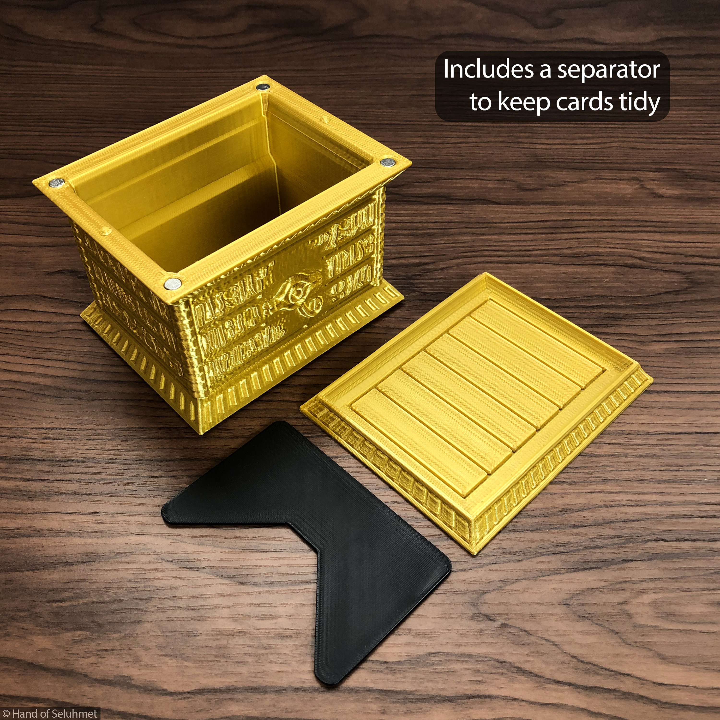 yugioh gold sarcophagus deck box Yu-Gi-Oh! Gold Sarcophagus Box Model Kit for Ultimagear Millennium Puzzle  Bandai