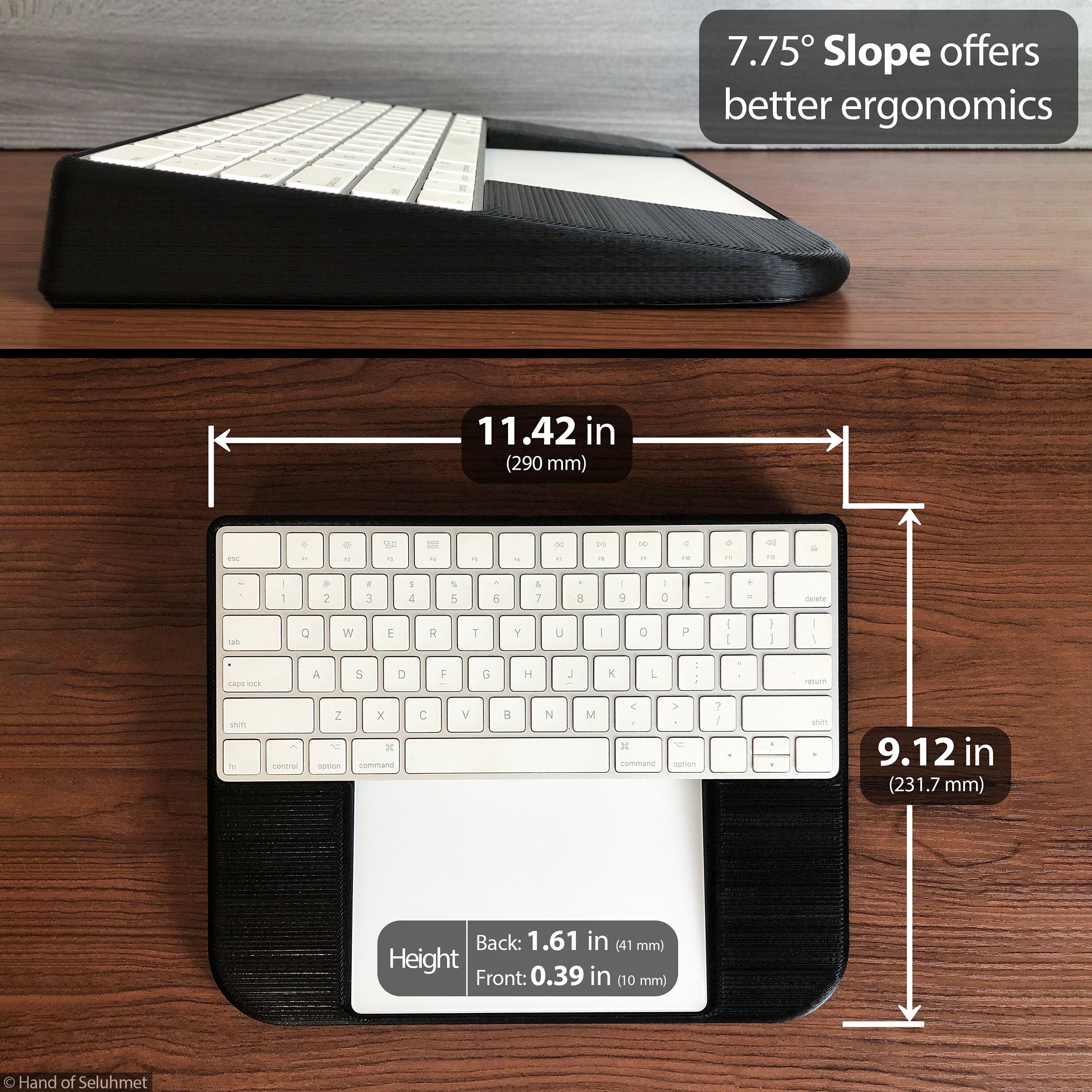 【希少】Magic Keyboard専用ドックトレイ、本体、Trackpad Magic Keyboard & Magic Trackpad ドッキングトレイ + リスト