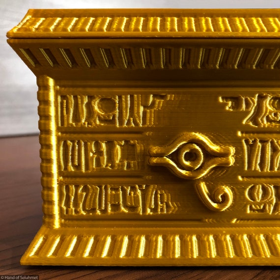 Gold Sarcophagus (100+ Cards) — Deck Box for Trading Card Games - Etsy