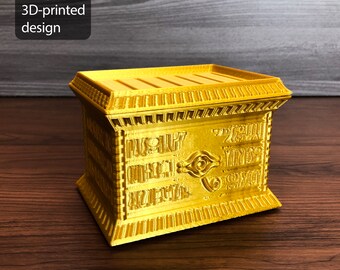 Gold Sarcophagus (100+ Cards) — Deck Box for Trading Card Games - Etsy