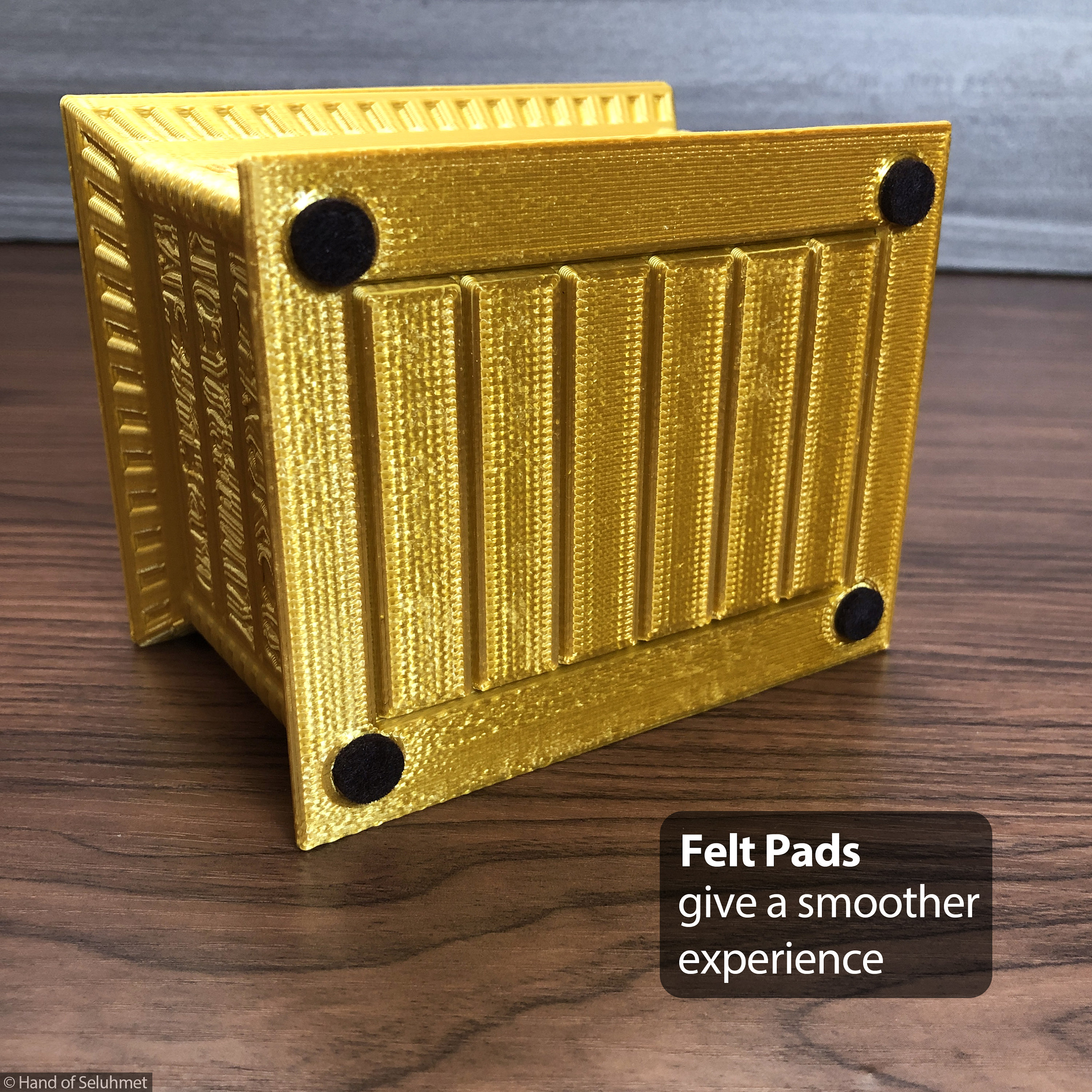 Gold Sarcophagus (100+ Cards)  Deck Box for Trading Card Games - Etsy