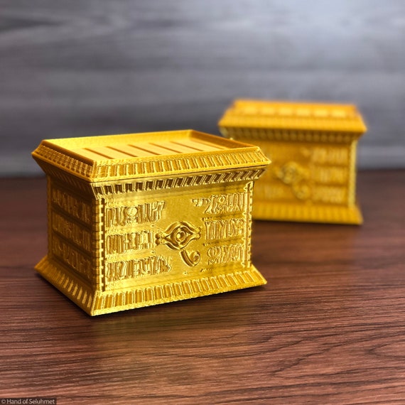 Gold Sarcophagus (100+ Cards) — Deck Box for Trading Card Games - Etsy