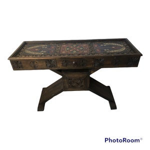 Console Antique , Hallway Table ,Sideboard Handmade, Wooden Console Table