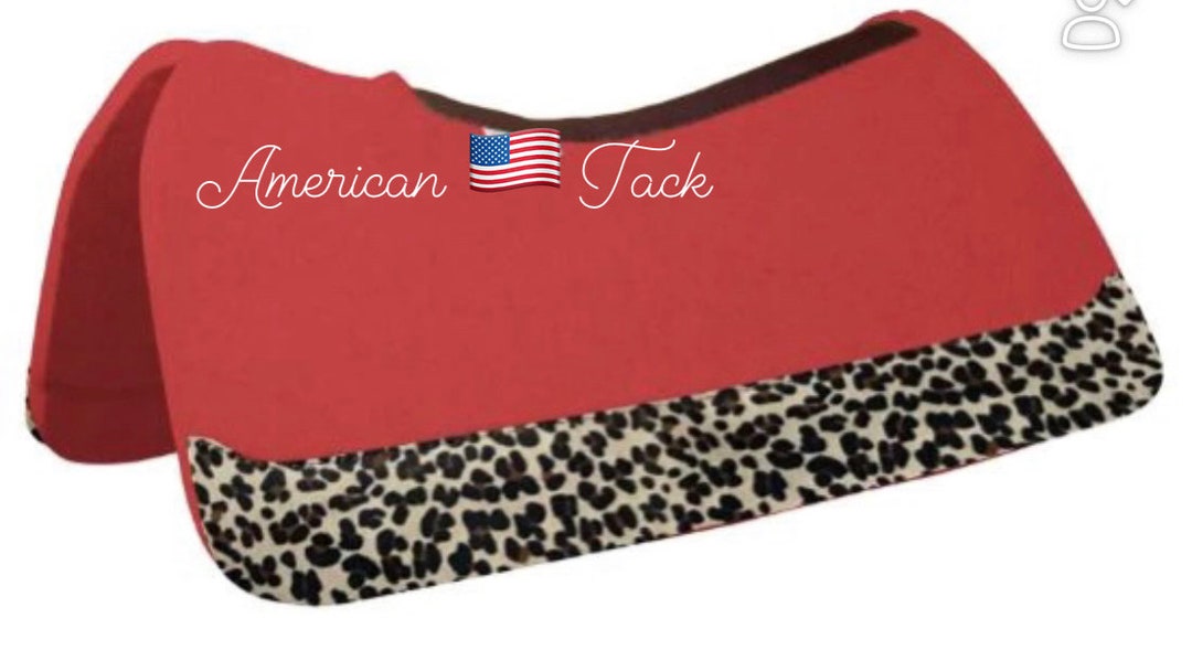 New! T5355 - Wool Felt Black Western Saddle Pad