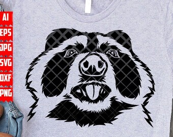 Funny Raccoon svg | Cute Wild Life Clipart | Cutest Trash Panda dxf | Trashy Cat Cutfile | Woodland Animal Stencil| Zoo Crew Shirt Gift Idea