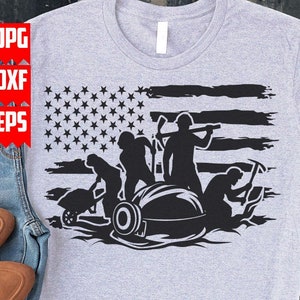 US Mining Scene svg | Miner&#39;s Hard Hat Cut File | Underground Head Light Stencil | Mining Pick Axe Clipart | Shovel Shirt Design | Miner Dad
