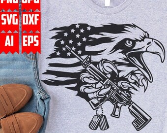 USA Patriotic Eagle Veteran Svg | US Military Svg | Us veteran Svg | Us Eagle Svg | US veteran Png | Us Military Png | Veteran Shirt
