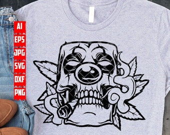 Weed high Joker Mask svg | Weed Svg | Cannabis Svg | Smoking Joint svg | 420 svg | Weed Shirt | Marijuana svg | Weed Png | Joker weed svg