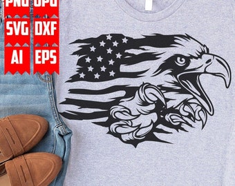 USA Patriotic Eagle Svg | Usa Flag svg | US Eagle Svg | Us eagle Png | Patriotic Eagle Clipart | USA Svg | Us Eagle Cut Files | Bald Eagle