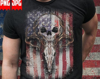 Usa Deer Hunting Png files | Deer Skull Png | US Deer Hunting Png | Hunting Png | Hunter Png | US Hunter Shirt | US Deer Hunting png