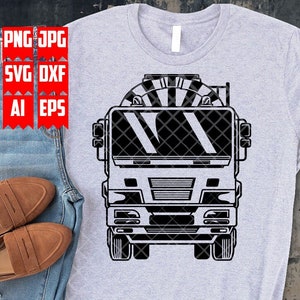 Cement Truck Mixer Svg | Concrete Mixer Svg | Mixer truck Svg | Truck svg | Heavy Equipment Svg | Construction Truck Svg | Cement Truck Svg