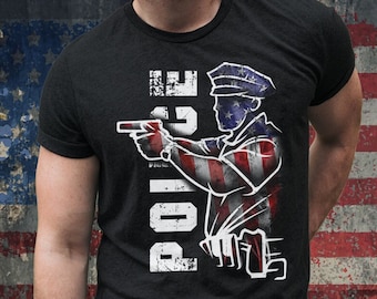 USA Police Png Files for Sublimation | Patriotic Png | Police Shirt Png | Gift for Police husband Png | Police Clipart | Digital Downloads