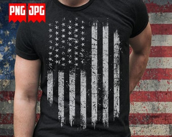 Distressed USA Flag PNG Files for Sublimation & Dtg | Grunge Flag Png | Usa flag Background Print | Patriotic Flag Png | Digital downloads