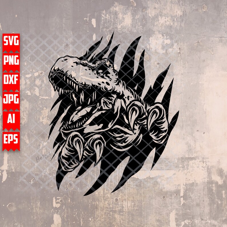 Scratch Claw T Rex Svg Animal Claw Clipart Trex Scratch Etsy