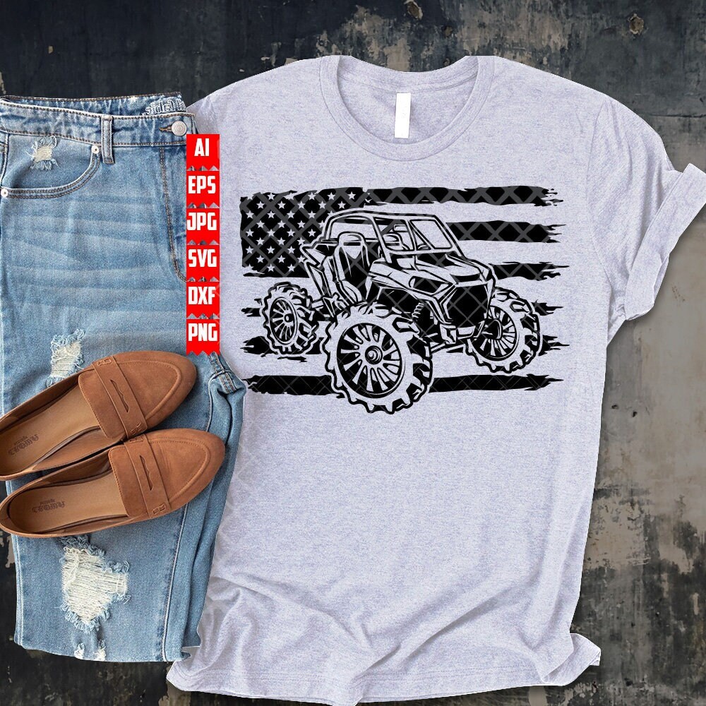 US ATV Svg | Sports Dad Clipart | Extreme Rider Cutfile | Rzr Mud Ride ...