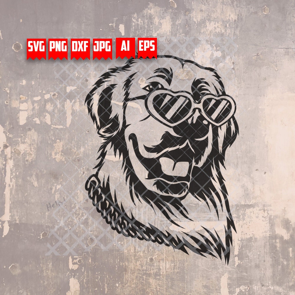 Cute Funny Golden Retriever Dog Svg Files | Peeking Animal Clipart ...