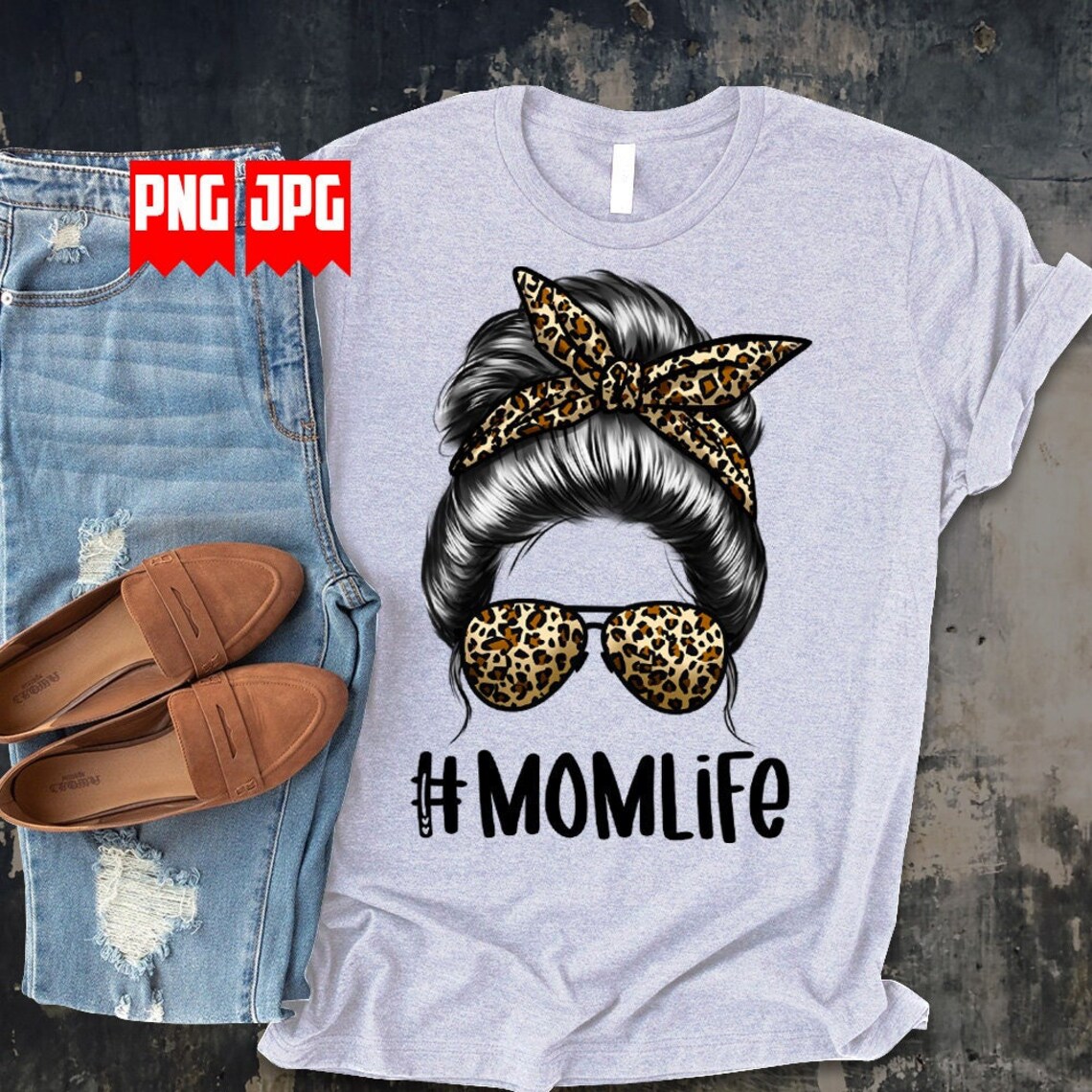Messy Bun Mom Life Png Files for Sublimation Mom Life - Etsy