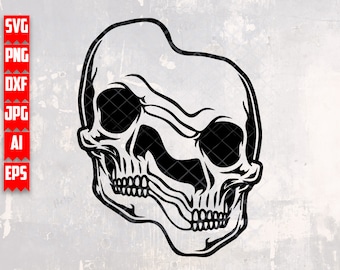 Slime Skull Svg | Klippfiler | Dödskalle Svg | Dödskalle Clipart | Dödskalle Png | Mänsklig Dödskalle Svg | Dödsskalle Svg | Dödskalle Klistermärke | Digital Fil
