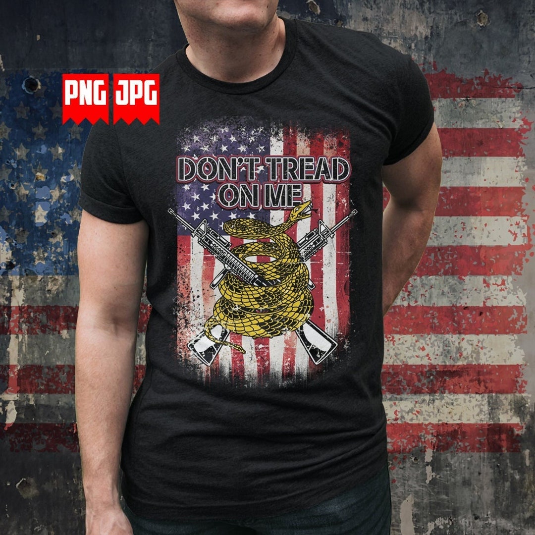 Usa Patriotic Png Don't Tread on Me Png US Military Png US Army Shirt ...
