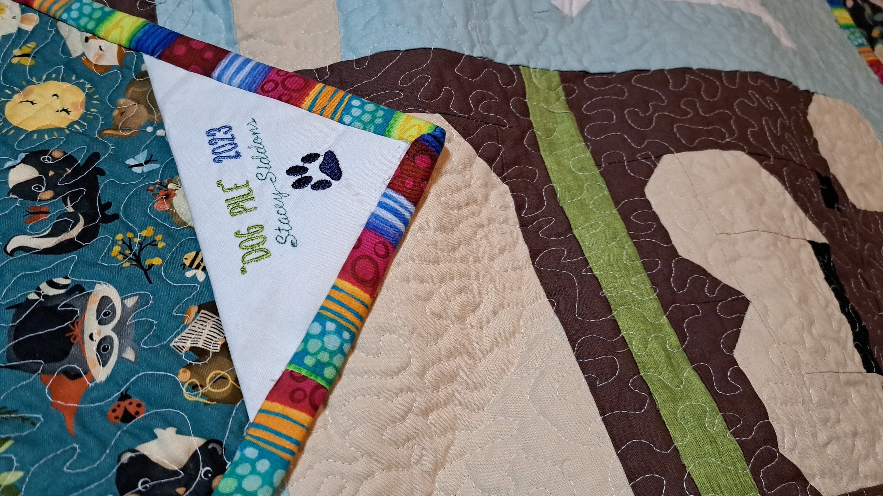 Custom Quilt Label Personalised Quilt Label Corner, Professional