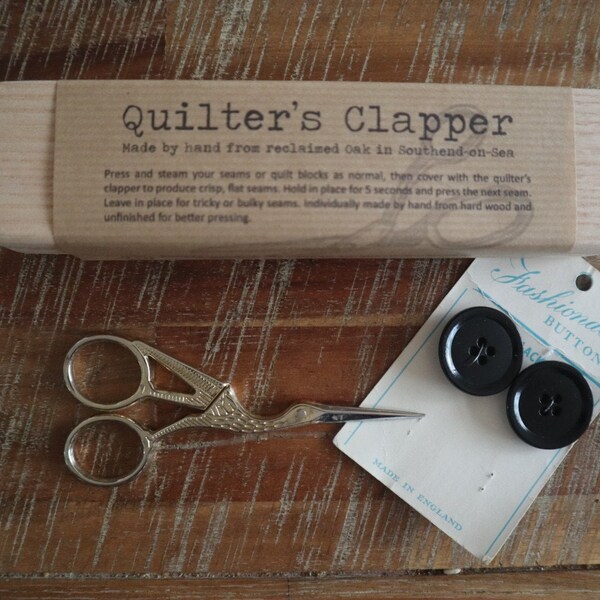 Wooden Quilters Clapper Etsy