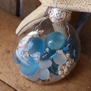 Seaglass ornament - Shells