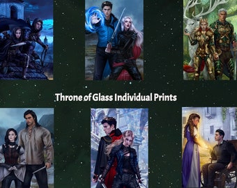 USA - Throne of Glass Build Your Own Print Pack (dust jacket art)