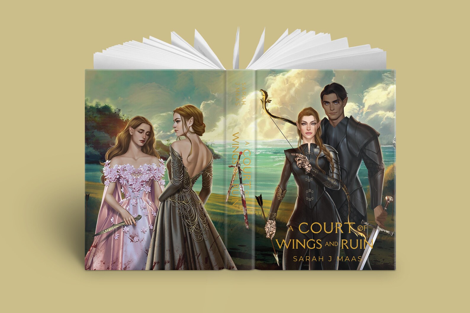 International ORIGINAL Hardback A Court of Thorns and Roses - Etsy