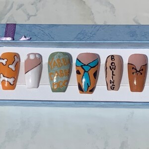 Flintstones Press-on Nails