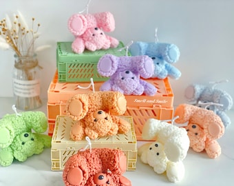 Teddybär Kerze Bottom Up Bear Dekokerzen Duftkerzen Sojakerzen