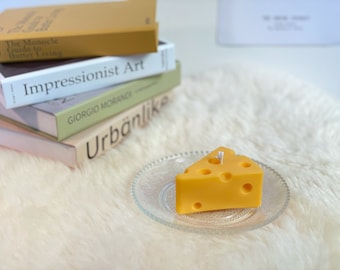 Cheese Candle｜Pillar Candle｜Food Candle｜Scented Creative Candle-Cheddar Cheese Candle- Fake Food Candles-Kitchen decor