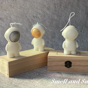 Spaceman Astronaut Candela profumata in cera di soia｜spazio esterno｜sistema solare｜amante dello spazio｜ragazzi e ragazze｜per lui｜per lei｜vegan friendly