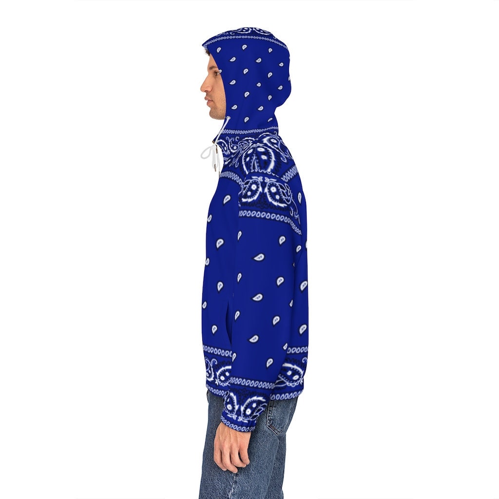 Mens bandana hoodie Clearance