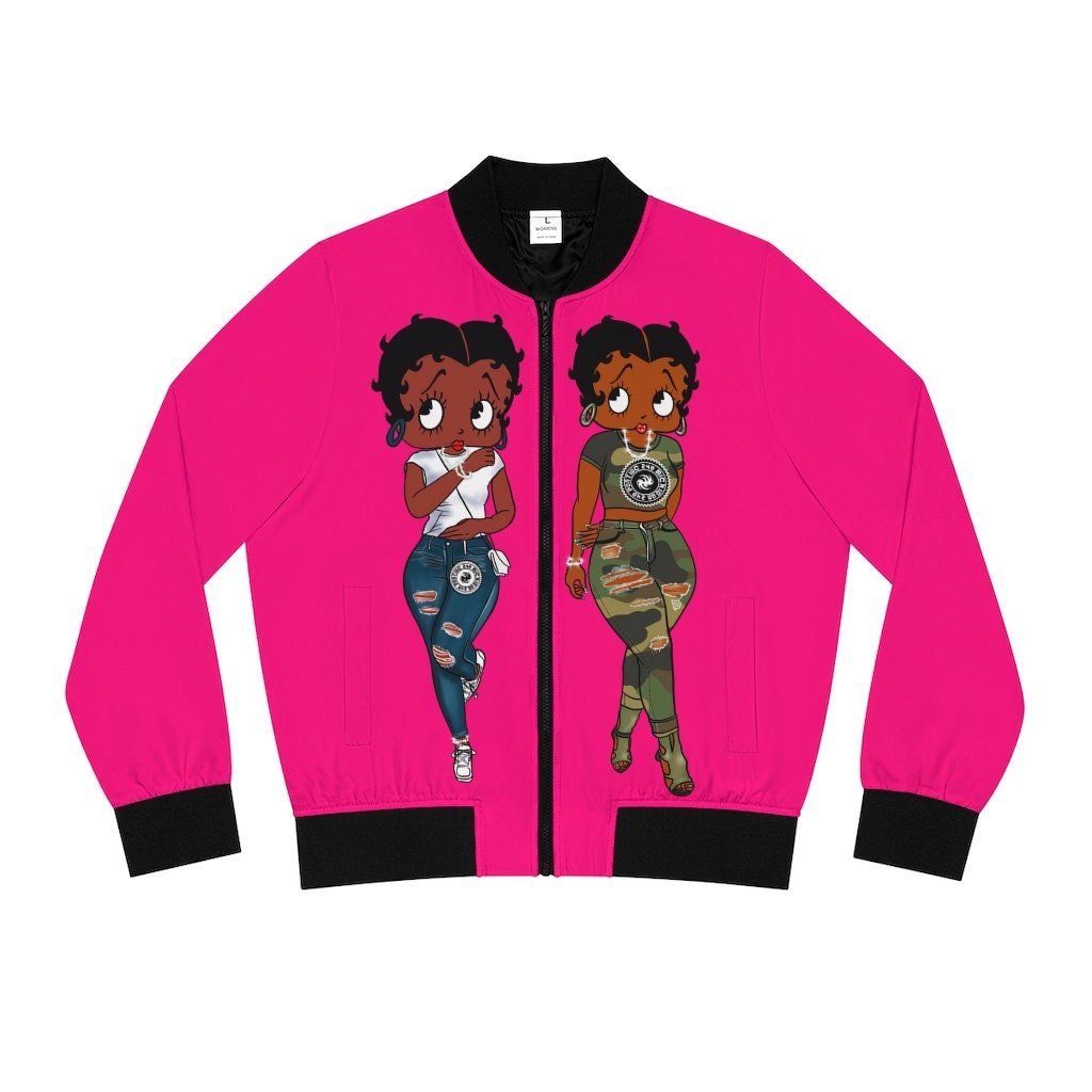 Women's Betty boop Pontiac Michigan Bomber Jacket