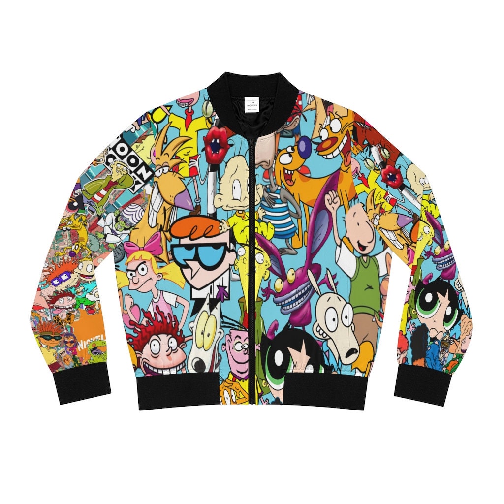 Women's 90's baby cartoon Bomber Jacket