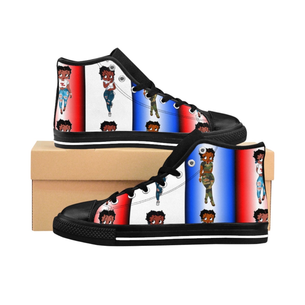 Women's Betty Boop Classic Sneakers