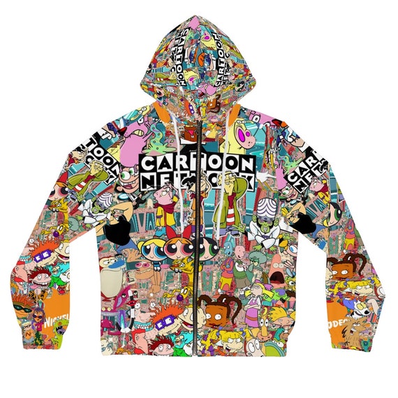 Womens Cartoon Network Full-zip Hoodie - Etsy Womens Cartoon Network Full-zip Hoodie - Etsy