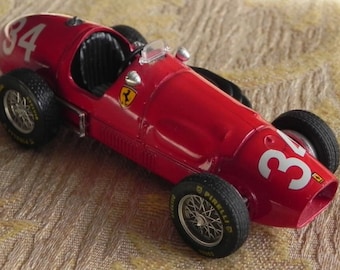 1952 Ferrari 500 F2 , Vintage Car Model, Diecast Model Car, 1:35