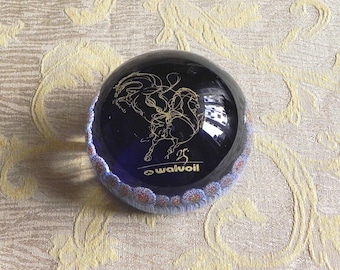 Murrina Paperweight 3 Murano Flowers for Walvoil 25th Anniversary - Eighties