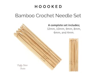 Bamboo crochet hooks | sustainable | eco-friendly | craft supplies | art supplies