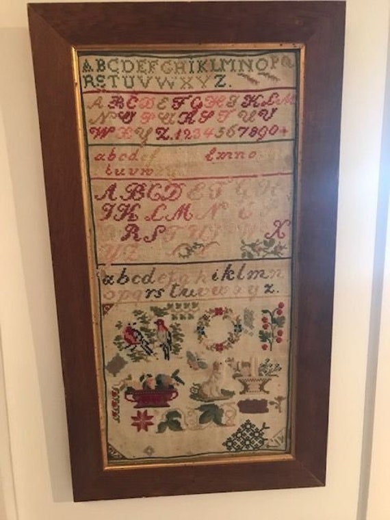 Magnifique Découpage en Couleur Du Milieu Xix