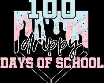 100 Dni Drippy of School Baseball Lody png jpg