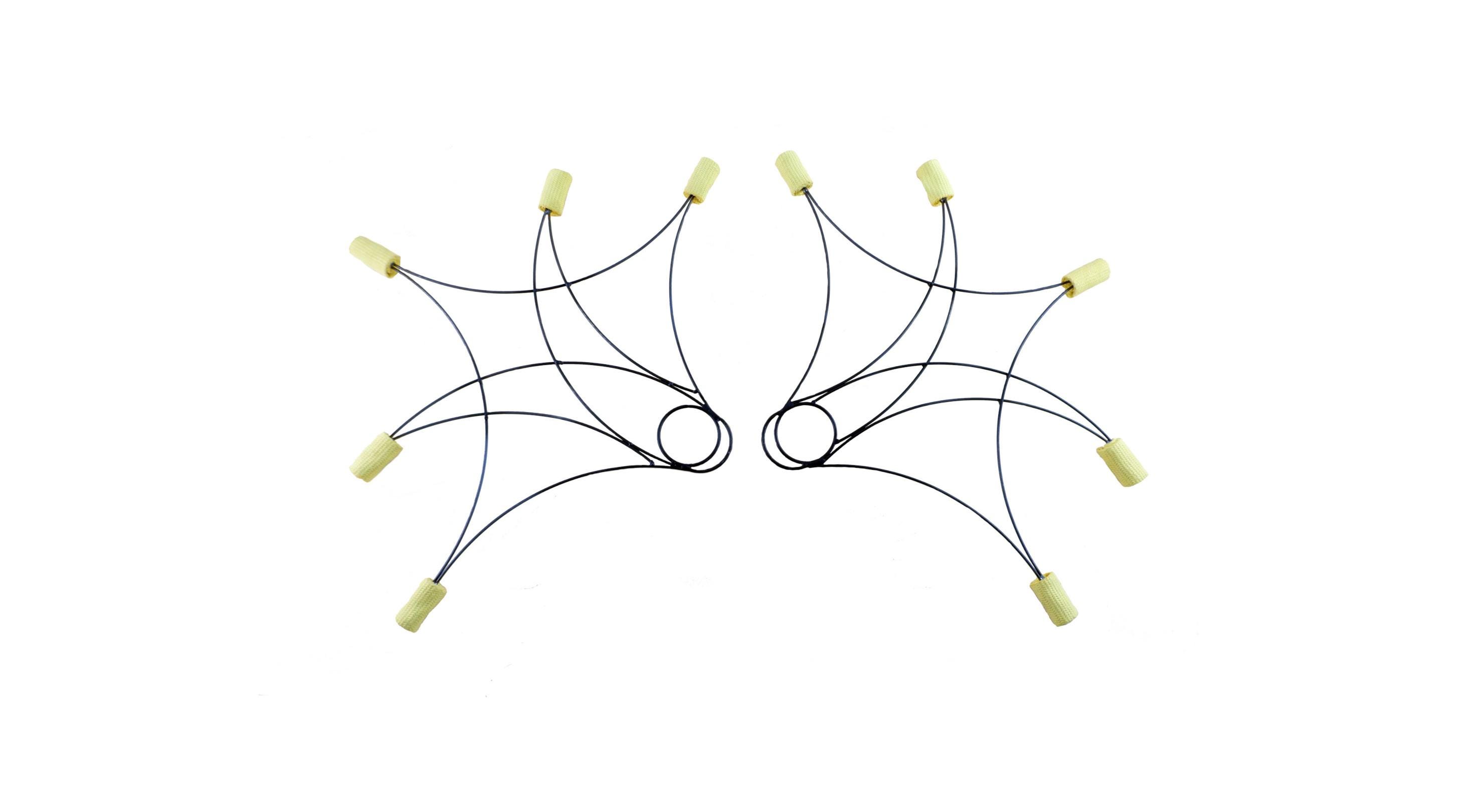 Paire D'éventails De Feu, Ultra-légers Avec Mèches En Puro Kevlar, Danse Du Feu - France