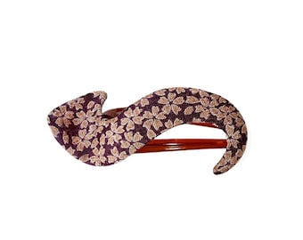 Sakura Hair Clíp, S shape Hair Claw, Curly Hair clip, Japanese clip, barrette clip, hair clip, hair claw, hair accessory