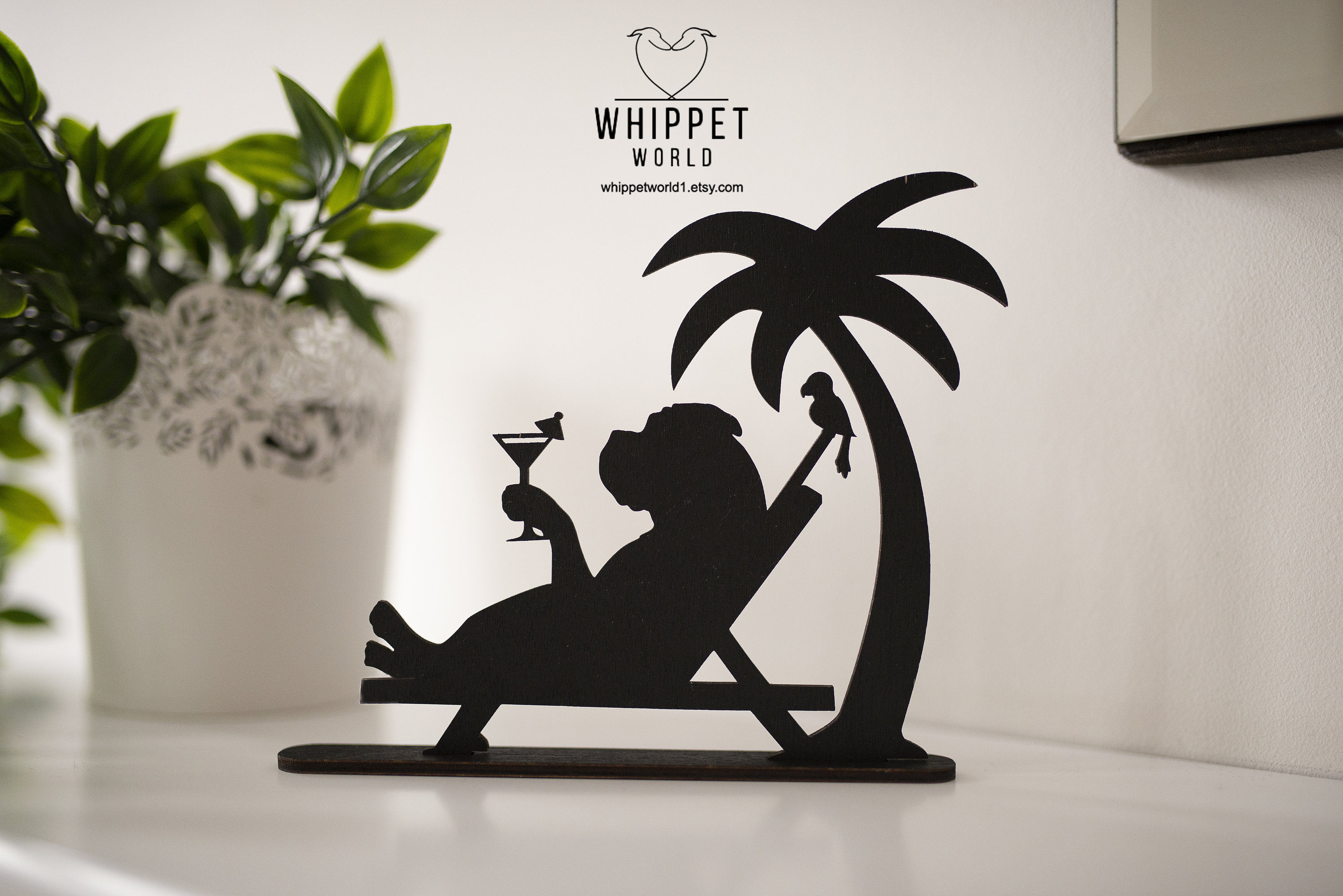 ウィペット 置物 Christina Cummings イギリス製