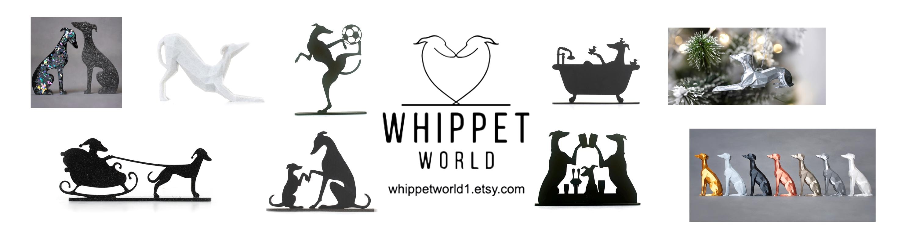 ウィペット 置物 Christina Cummings イギリス製 ウィペット 置物